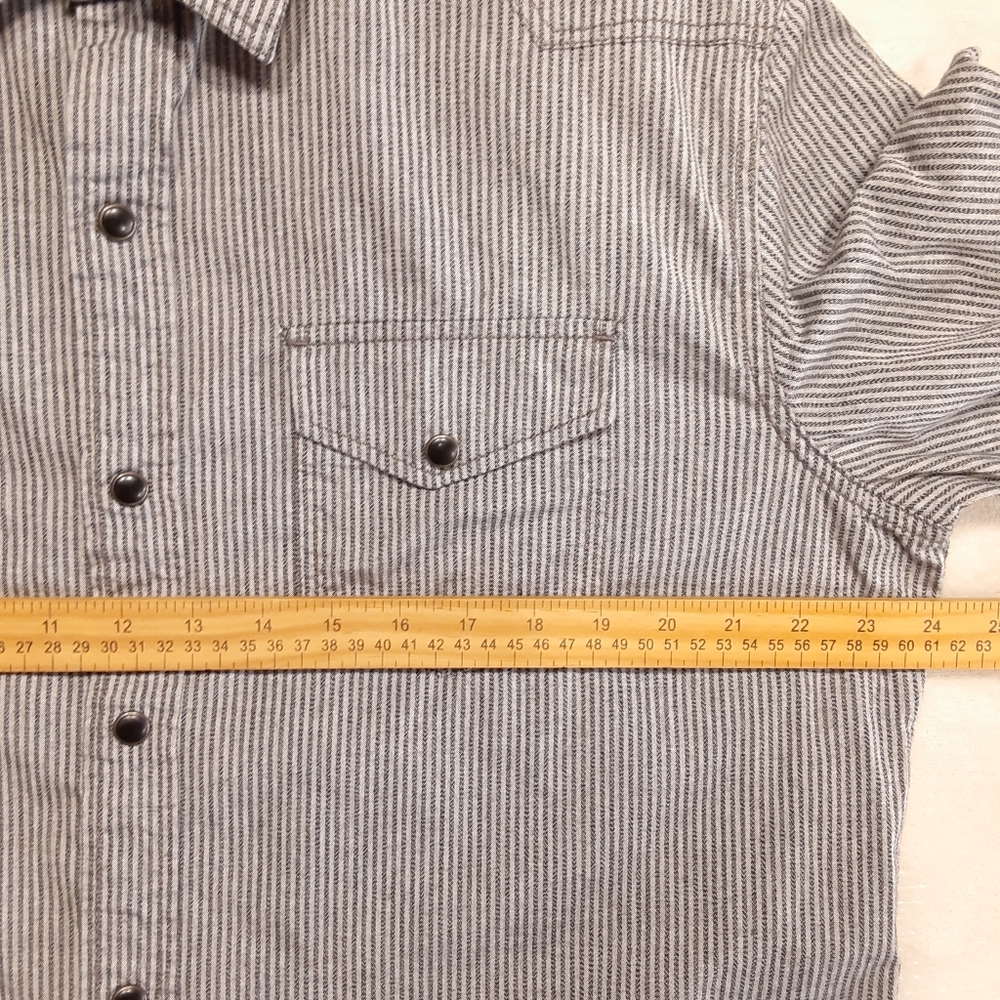 Converse One Star Oversized Snap Button Shirt Lar… - image 8